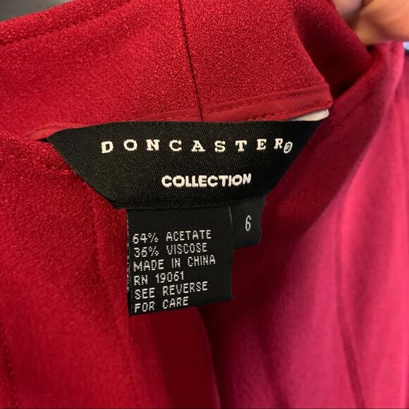 Don Caster Collection Red Flare Women's Dress Pants 6 - Picture 4 of 7